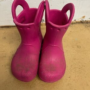 Crocs toddler rain boots size 6